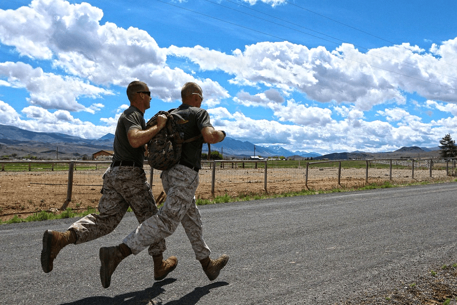 Logging the training performance of two soldiers using Form DA-1380